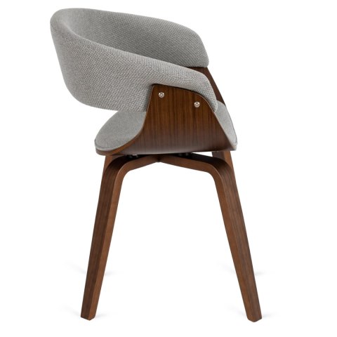 Krzesło GARY 2 Szare/Orzech