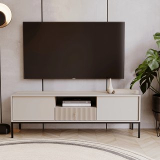 Szafka RTV MARCOS 154 cm Ryflowana Kaszmir