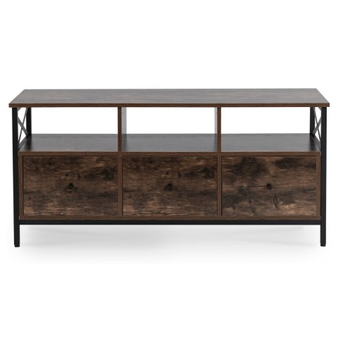 Szafka RTV ZONE 120 cm z Szufladami Dąb Rustykalny