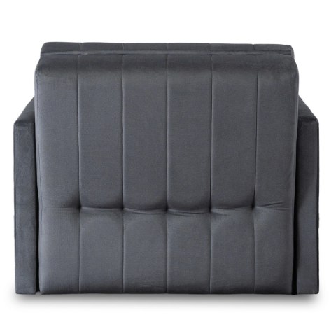 Fotel do Spania VERO Rozkładany Jednoosobowy Amerykanka Szary Nowoczesny