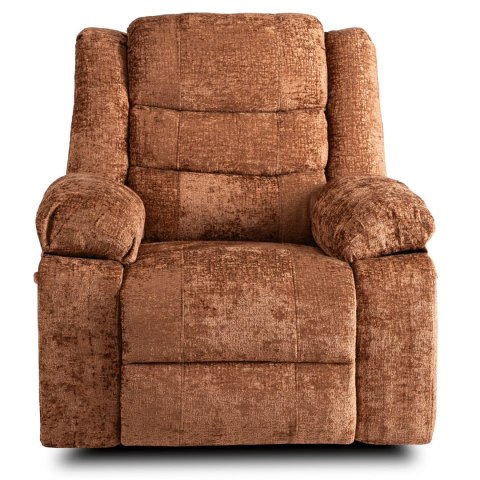 Fotel Rozkładany ARTURO Rudy Welurowy