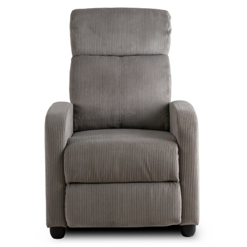 Fotel Rozkładany DANNY Szary Sztruksowy