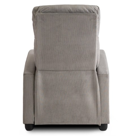 Fotel Rozkładany DANNY Szary Sztruksowy