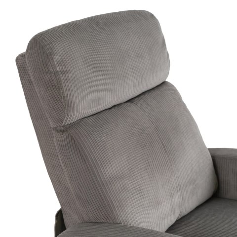 Fotel Rozkładany DANNY Szary Sztruksowy