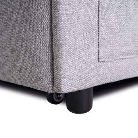 Fotel Rozkładany IBERIS 67 cm do Spania Szary