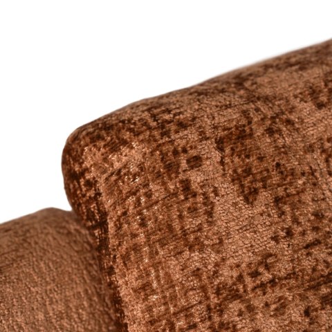 Fotel Rozkładany Masujący BOX Brązowy Welurowy