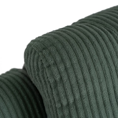 Fotel Rozkładany Masujący BOX Zielony Sztruksowy