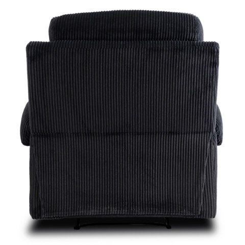 Fotel Rozkładany TORRES Czarny Sztruksowy
