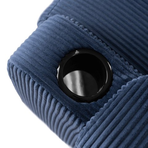 Fotel Rozkładany TORRES Granatowy Sztruksowy