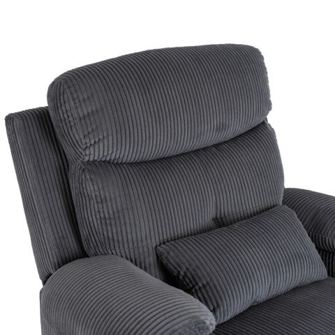 Fotel Rozkładany TORRES Szary Sztruksowy