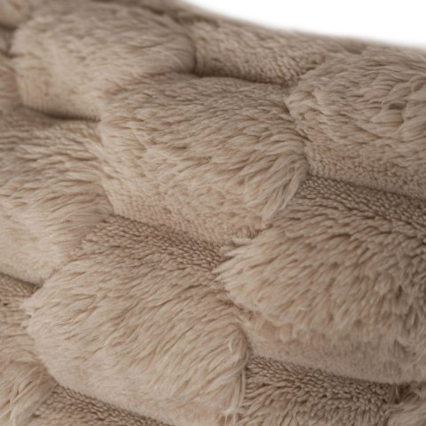 Fotel Wypoczynkowy Sofa KOBEL Brązowy Pluszowy Nowoczesny