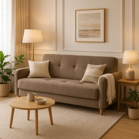 Sofa Rozkładana CUBA Beżowa