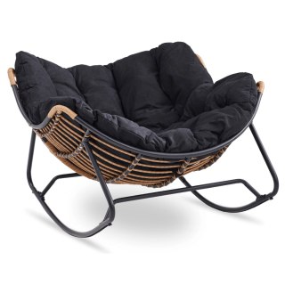 Fotel Bujany ELTON Czarny