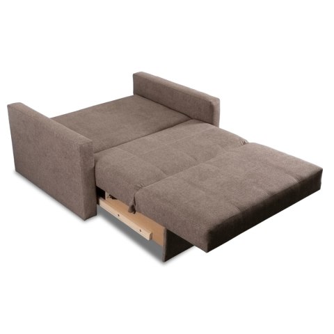 Fotel do Spania MILAN 2 Amerykanka Rozkładany Dwuosobowy Beżowy Nowoczesny