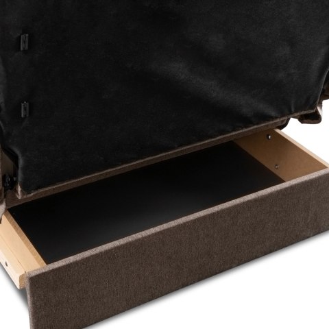 Fotel do Spania MILAN 2 Amerykanka Rozkładany Dwuosobowy Beżowy Nowoczesny