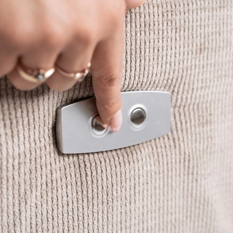 Fotel Masujący Elektrycznie Rozkładany JASPER Beżowy