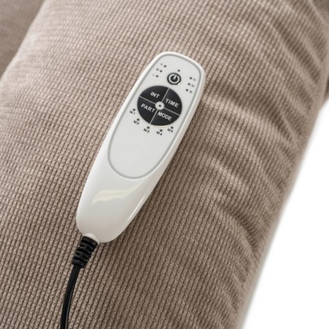 Fotel Masujący Elektrycznie Rozkładany JASPER Beżowy