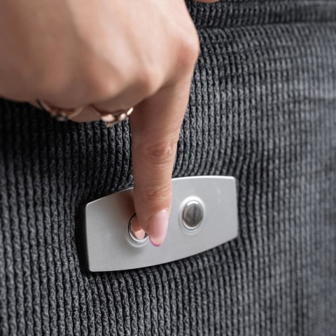 Fotel Masujący Elektrycznie Rozkładany JASPER Czarny