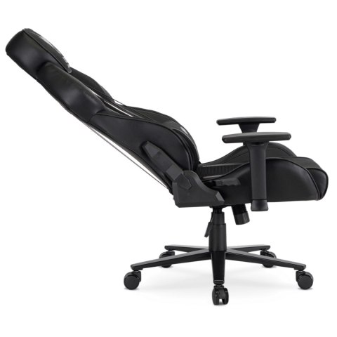 Fotel Gamingowy Obrotowy NEXON Czarny/Biały Nowoczesny