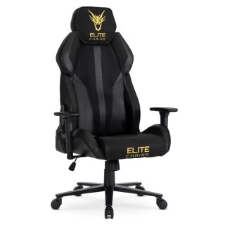 Fotel Gamingowy Obrotowy NEXON Czarny/Żółty Nowoczesny
