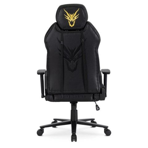 Fotel Gamingowy Obrotowy NEXON Czarny/Żółty Nowoczesny
