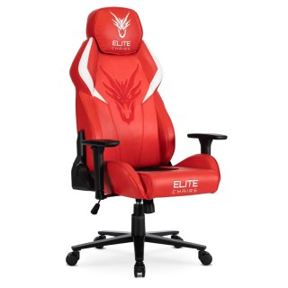 Fotel Gamingowy Obrotowy NEXON Czerwony Nowoczesny