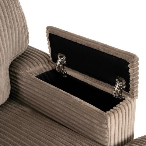 Fotel Wypoczynkowy NEO Beżowy Sztruksowy