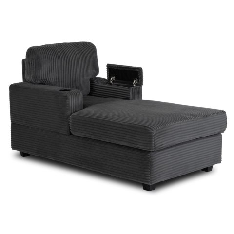 Fotel Wypoczynkowy NEO Szary Sztruksowy