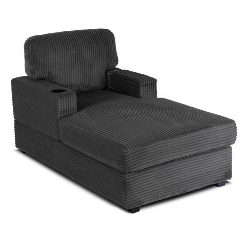 Fotel Wypoczynkowy NEO Szary Sztruksowy