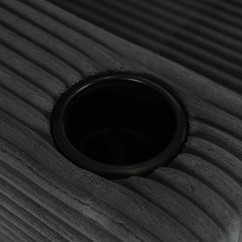 Fotel Wypoczynkowy NEO Szary Sztruksowy