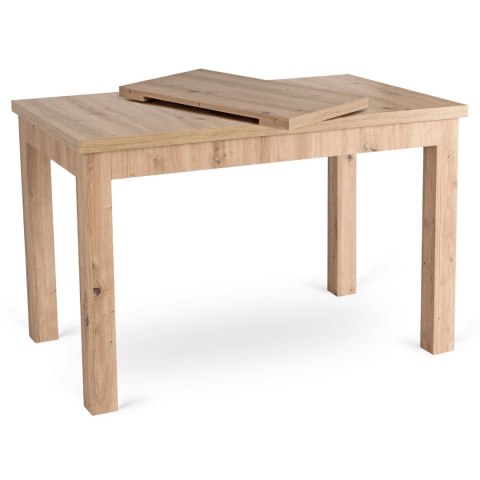 Stół SKUBI Rozkładany 120-160 cm Dąb Artisan