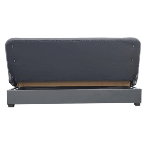 Wersalka Rozkładana PIANO Szara Welurowa