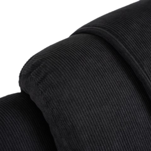 Fotel Masujący Elektrycznie Rozkładany FENIX z Funkcją Wstawania Czarny