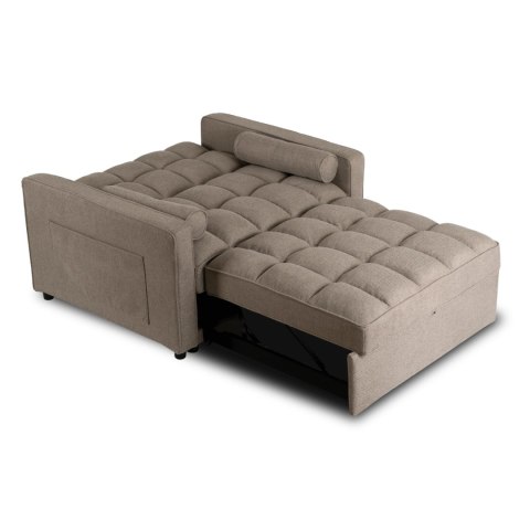 Fotel Rozkładany CORRA do Spania Ciemnobeżowy