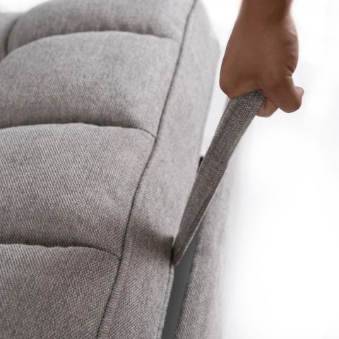 Fotel Rozkładany CORRA do Spania Szary