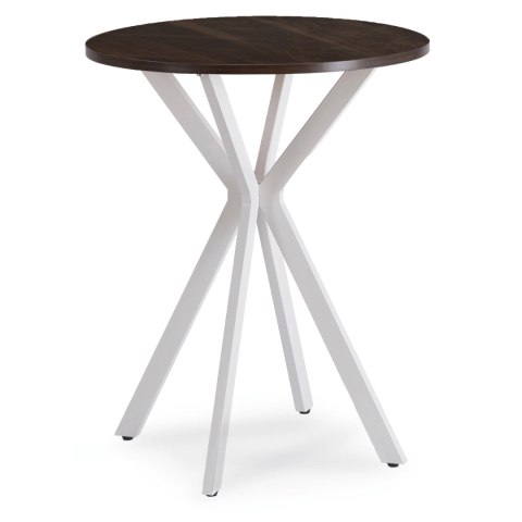 Stół LAUREN 60 cm Orzech/Biały