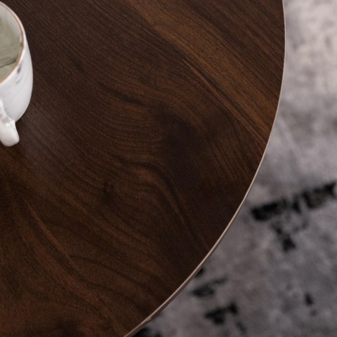 Stół LAUREN 60 cm Orzech/Biały