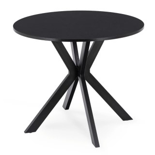 Stół LAUREN 80 cm Czarny