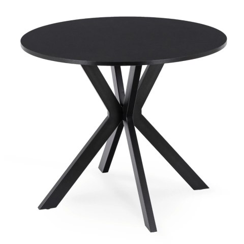 Stół LAUREN 80 cm Czarny