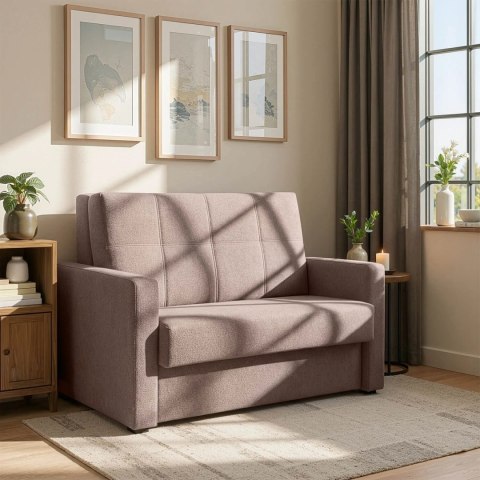 Zestaw 2x Fotel Do Spania Dwuosobowy MILAN 2 Beżowy