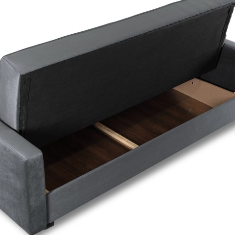 Zestaw 2x Sofa Rozkładana ALUNA Szara