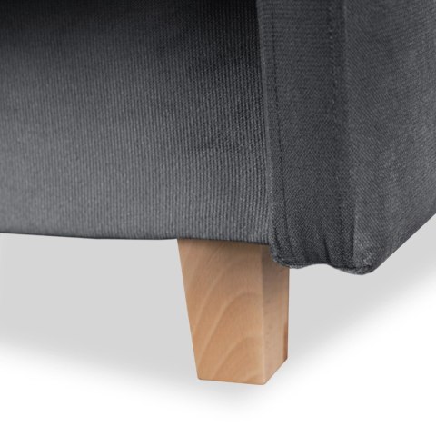 Zestaw 2x Sofa Rozkładana CUBA Szara