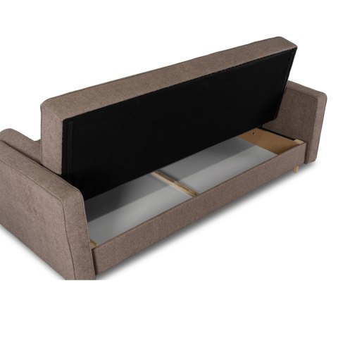 Zestaw 2x Sofa Rozkładana MALTA Brązowa