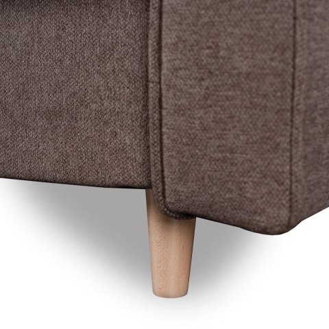 Zestaw 2x Sofa Rozkładana MALTA Brązowa