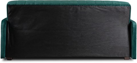 Zestaw 2x Sofa Rozkładana PORTO Zielona Welurowa