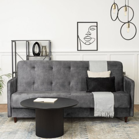 Zestaw 2x Sofa Rozkładana TIVOLI Szara