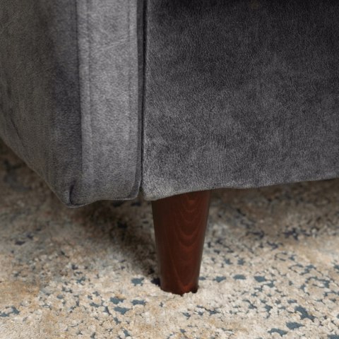 Zestaw 2x Sofa Rozkładana TIVOLI Szara