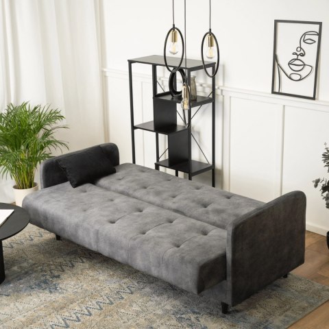 Zestaw 2x Sofa Rozkładana TIVOLI Szara
