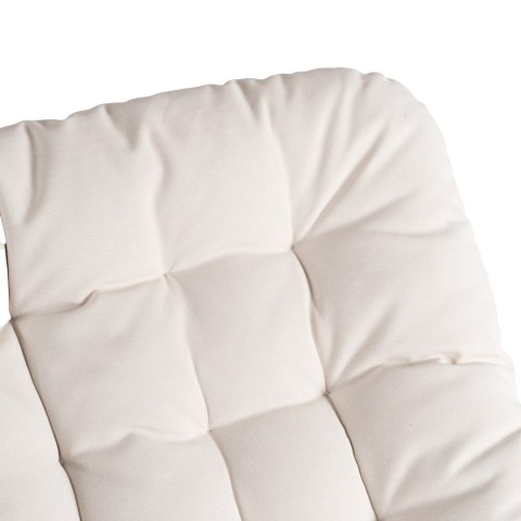 Fotel Bujany Ogrodowy AURORA na Płozach Beżowy/Kaszmir Nowoczesny