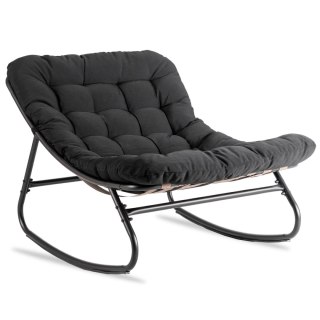 Fotel Bujany AURORA Czarny